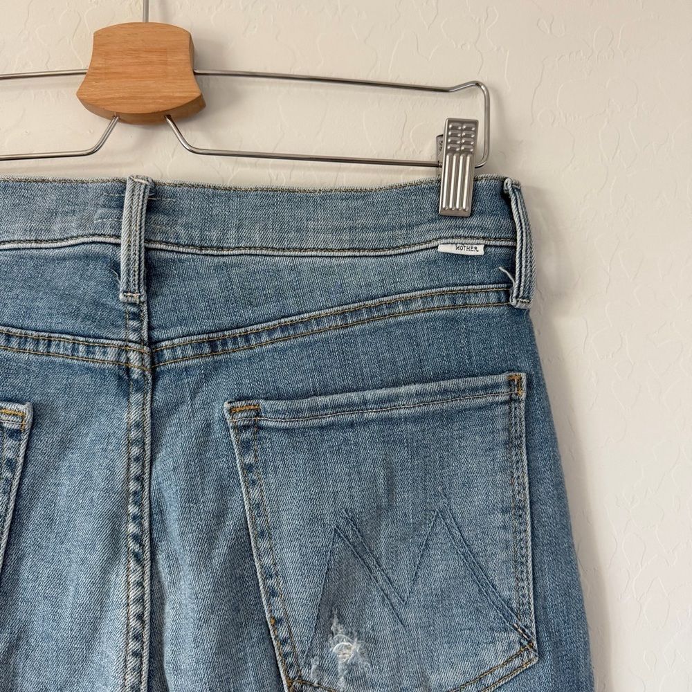 MOTHER DENIM HIGH WAISTED RIDER ANKLE JEANS in Kiss And Make Up Again Size 30 - Picture 5 of 8